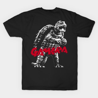 GAMERA - 58 years (front/back print 4 dark tees) T-Shirt